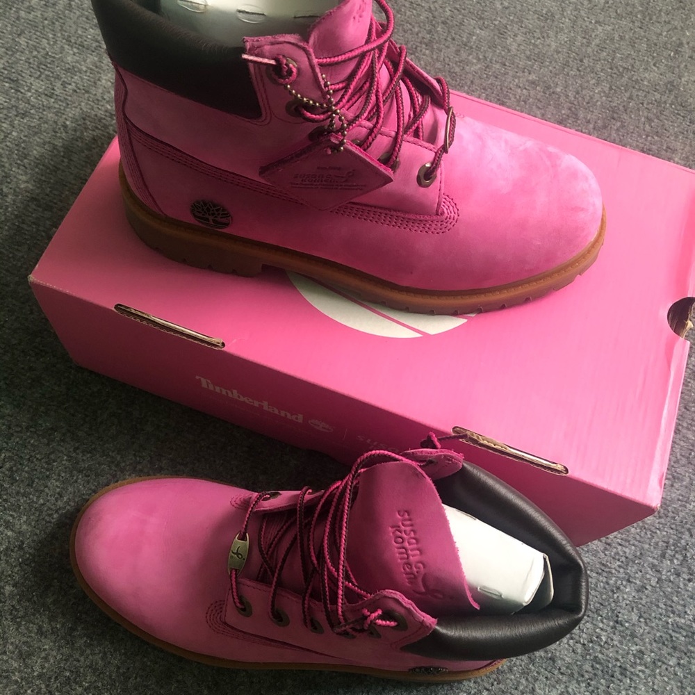 Pink timberlands